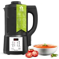TurboTronic blender chauffant – FSM7 – 1,6 l, 1000 W, 6 programmes, appareil à soupe et smoothies, pour repas bébé, veloutés, sauces et cuisine familiale Noir