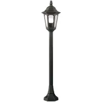 Elstead Lighting Lampadaire d'extérieur noir E27 60 W Parish Mini Elstead