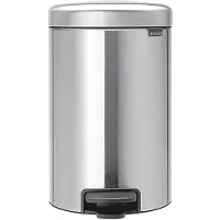 Brabantia NewIcon Poubelle à pédale 12 Litres Acier Mat