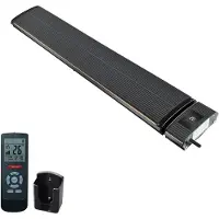 Quality Heating Wifi Chauffage infrarouge noir Chauffage avec 1800 - 2400Watt - 2400 Watt