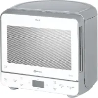 Bauknecht MW 39 WSL/ combinaison gril et micro-ondes/ fonction Crisp/ 700 W/ 13 L d'espace de cuisson/ design super compact particulièrement peu encombrant dans les coins/ gril 700 W/ fonction vapeur/