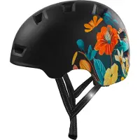 Crazy Safety Rampage Flower, casque vélo, orange