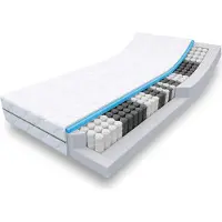Sleezzze Matelas à ressorts ensachés Sleezzz Smart 100 x 200 cm, hauteur 21 cm, degré de fermeté H2/H3