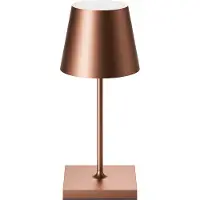 Sigor Lampe de bureau à batterie NUINDIE USB-C Mini 250 mm Bronze