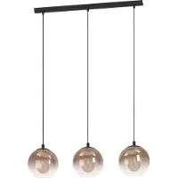 Eglo Suspension Ariscani 1 3 lumières noir