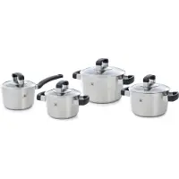 BK Conical Cool Batterie de cuisine Verre 4 pièces