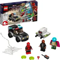 LEGO 76184 Marvel Mysterios Attaque de drone sur Spider-Man, jouet de super-héros avec voiture pour les enfants d'âge préscolaire à partir de 4 ans, super cadeau