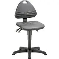 BIMOS Siège de travail pivotant, rembourré de mousse PU (43 - 60 cm)