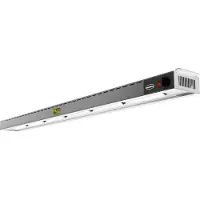 CombiSteel Radiateur radiant en acier inoxydable avec 3 éléments chauffants 2000 x 180 x 90 mm