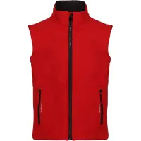 Regatta - Gilet réfléchissant pour enfants RG9343 (86.36 cm) (Rouge/Noir)