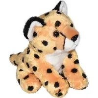 Wild republic jouet empaillé Guépard 13 cm peluche jaune/noir