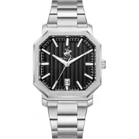 Beverly Hills Polo Club Montre pour homme BEVERLY HILLS BP3793X.350 en acier inoxydable, mode.