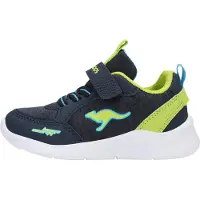 Kangaroos K-NY Chip EV : chaussures pour enfants, modèle pour garçons, chaussures de ville, fermeture à Velcro, couleur bleue, pour le quotidien