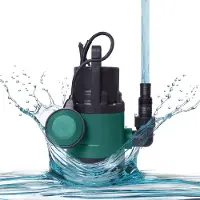 Vonroc Pompe submersible 300W – 6500L/h | Pour eaux claires et légèrement usées