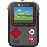 My Arcade Gamer Mini Classic 160 En 1 Noir Gris Rouge, Gaming rétro, Noir