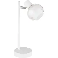 Globo Lampe de table blanche Tokki cheville