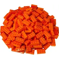 LEGO duplo brique 2x4 orange