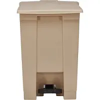 Rubbermaid poubelle à pédale beige 30,5 l