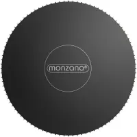 Monzana Tapis de saut noir pour trampoline Ø366cm