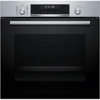Bosch Four/cuisinière encastrable HBD578GH avec accessoires spéciaux, HBG578BS3 + HEZ538000, four encastrable, tiroir coulissant à clipser