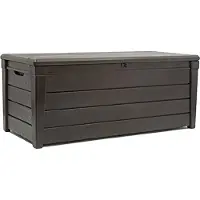 Keter Brightwood Boîte de rangement 455 l, brun 17194454
