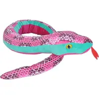 Wild republic WR Snakesss 137 cm. Rose nid d'abeille
