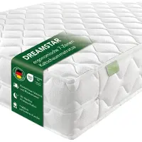 Dreamstar Matelas réversible ergonomique 7 zones XXL I 140 x 200 cm I 22 cm I H2 & H3 I Ergo Flex XXL