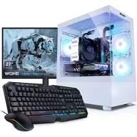 Kiebel.de PC Set Gaming mit 27 Zoll TFT Invader XS V AMD Ryzen 7 5700X, 32GB, RTX 5060 8 GB, 1TB SSD, WLAN