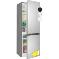 Bomann Réfrigérateur et congélateur 175L inox KG 322.1 inox