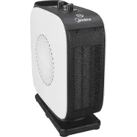 Midea NTY15-19CA, Radiateur soufflant, Noir, Blanc