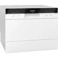 Bomann TSG 7405, Plan de travail, Compact, Blanc, Touches, 1 panier/panier, Panier & Tiroir