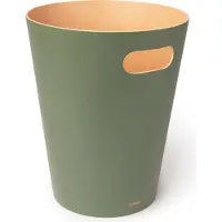 Umbra Woodrow Corbeille à papier vert sauge