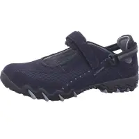 Mephisto Chaussons pour femmes NIRO C. SUEDE 97/3D, modèle polyvalent, en Suède, couleur noire