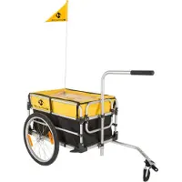 M-Wave Remorque vélo Stalwart 20 Carry Fold pliable robuste