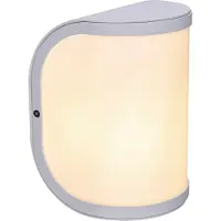 Globo lampe d'extérieur aluminium blanc, 1x E27
