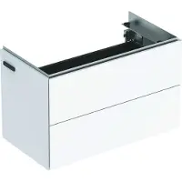 Geberit ONE, armoire sous lavabo, 744x750x465mm, 2 tiroirs, suspendue, 500381, 500.381.01.1