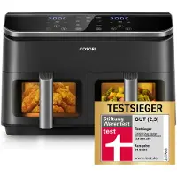 Cosori Xxl Dual Basket - Airfryer Friteuse À Air Chaud Noir 25 Kg 1750 W