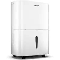 Klarstein DryFy 20 L déshumidificateur d'air - 400 W, 20 L/jour, réservoir 5 L, seulement 46 dB, minuterie, redémarrage automatique, séchage du linge, anti-moisissure, blanc