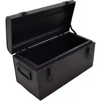 Loft42 Boîte de rangement , petite taille - Métal - Noir - 19 x 37 x 18