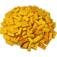 LEGO DUPLO 2x4 Briques de base Jaune - 3011 NOUVEAU ! Quantité 25x