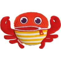Schmidt Spiele Sorgenfresser Crabbi klein, Edition Ahoi, peluche, doudou, animal en peluche, 23.5 cm, 42639