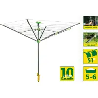 Juwel Wäschespinne Novaplus Evolution Lift, Wäscheleine, für 5-6 Wäscheladungen