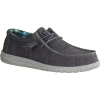HEY DUDE Chaussons de ville pour hommes Wally Sox, couleur gris, style décontracté