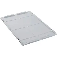 Allit 456796 couvercle à charnière ProfiPlus EuroBox Lid S 600, gris