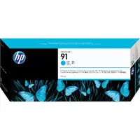 HP 91 775 ml pigmentblekkpatron med Vivera-blekk, cyan cartouche d'encre 1 pièce(s) Original