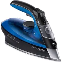 Rowenta Freemove Fer à vapeur Semelle Laser Microsteam 400 2400 W Bleu, Noir
