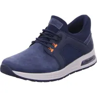 Rieker Chaussures de ville pour hommes, lacets, couleur bleue, style décontracté