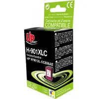 Uprint CC656A Cartouche d'encre cyan/violet/jaune HP