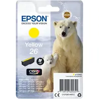 Epson 26 (C13T26144012) - Jaune - Cartouche d'encre