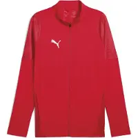 Puma Hommes, Vestes de survêtement, teamCUP Veste d'entraînement (L), Rouge, Argent, L